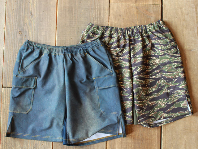 MMA 7pocket Run Pants Shorty　デニムランパンツ