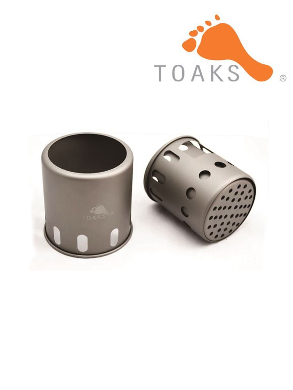 TOAKS,トークス,Titanium Solo BP Wood Burning Stove,チタニウムソロB.Pウッドバーニングストーブ