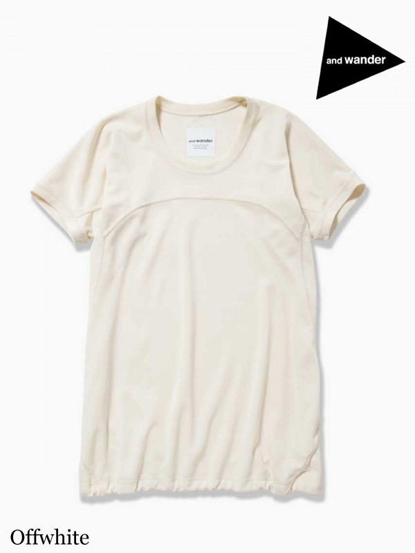 and wander,アンドワンダー,W's dry jersey short sleeve T,ドライジャージー ショートスリーブT ウィメンズ