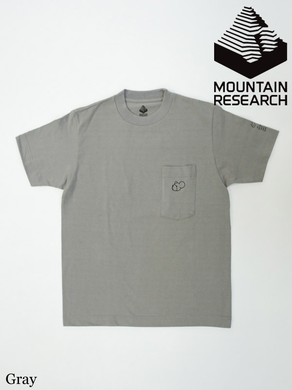 Mountain Research,マウンテンリサーチ,Mic Bear Gray,MICベアー Tシャツ グレー