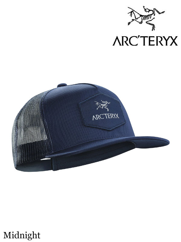ARC'TERYX,アークテリクス,Hexagonal Patch Trucker Hat Midnight,ヘクサゴナルパッチトラッカー キャップ ミッドナイト
