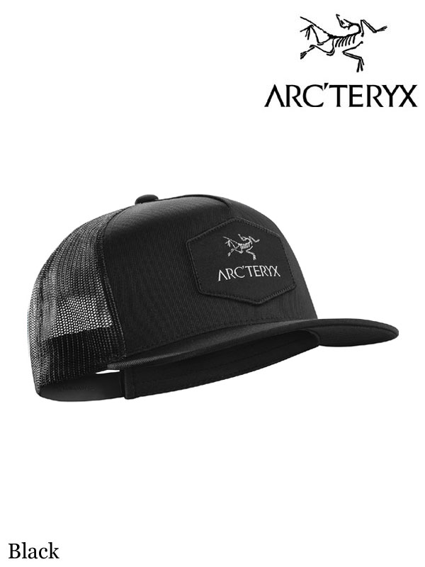 ARC'TERYX,アークテリクス,Hexagonal Patch Trucker Hat Black,ヘクサゴナルパッチトラッカー キャップ ブラック