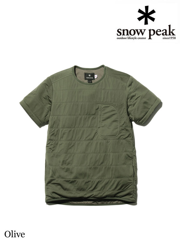 snow peak,スノーピーク,Flexible Insulated Half Sleeve #Olive,フレキシブルインサレーションハーフスリーブ #オリーブ