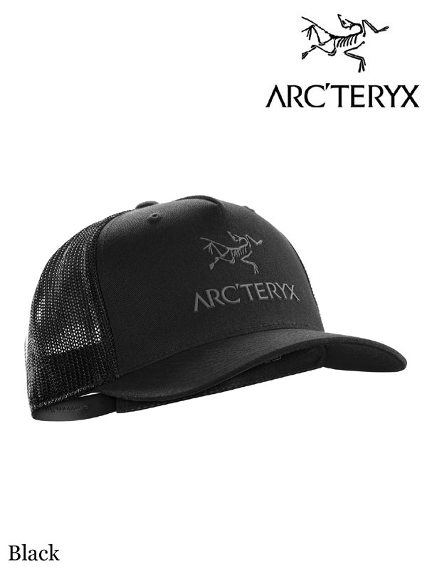 ARC'TERYX,アークテリクス,Logo Trucker Hat #Black,ロゴ トラッカー キャップ  