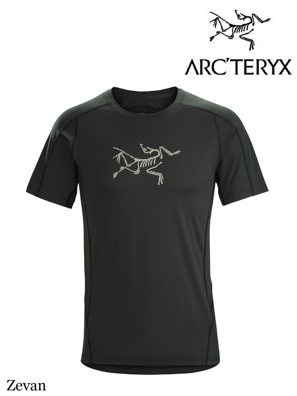 ARC'TERYX,アークテリクス, Phasic Evolution Crew Neck Shirt SS #Zevan ,フェイジック エボリューション クルーネック シャツ メンズ 