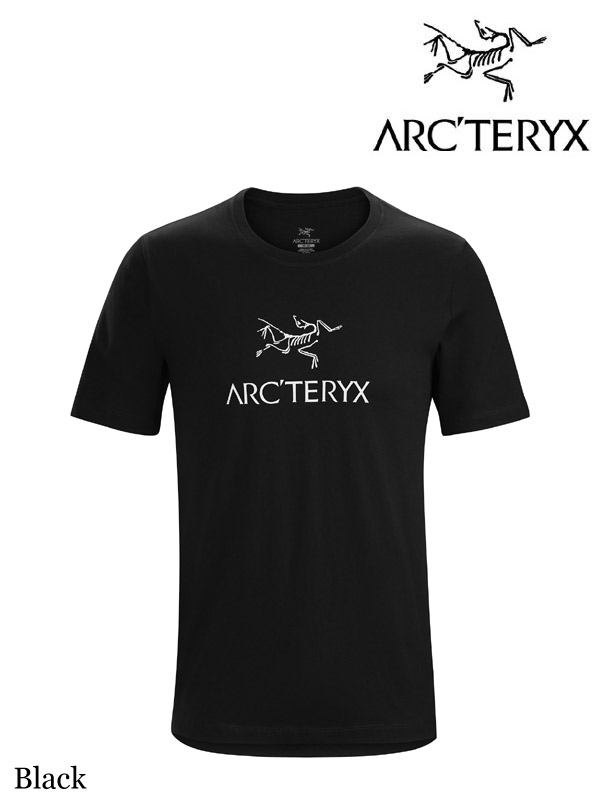 ARC'TERYX,アークテリクス, Arc Word T-Shirt #Black ,アークワード Ｔシャツ メンズ