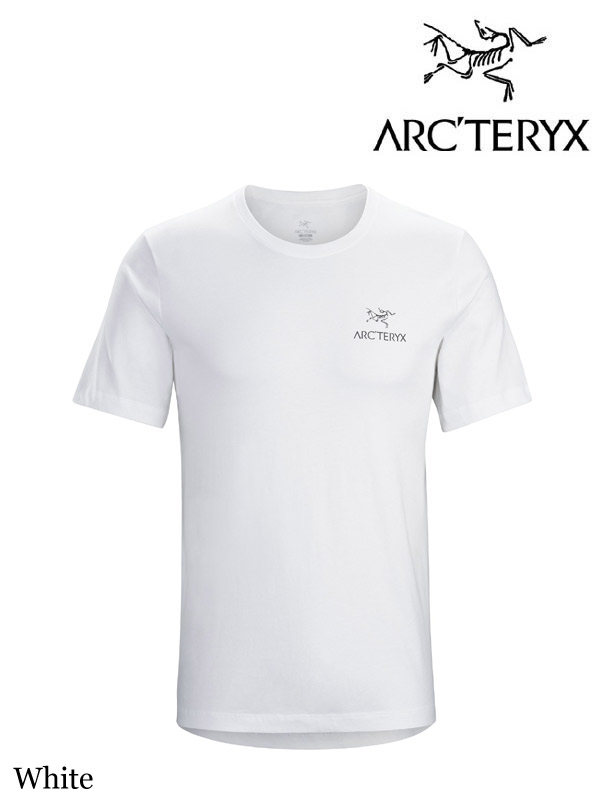 ARC'TERYX, アークテリクス, Emblem T-Shirt #White ,エンブレム Tシャツ メンズ