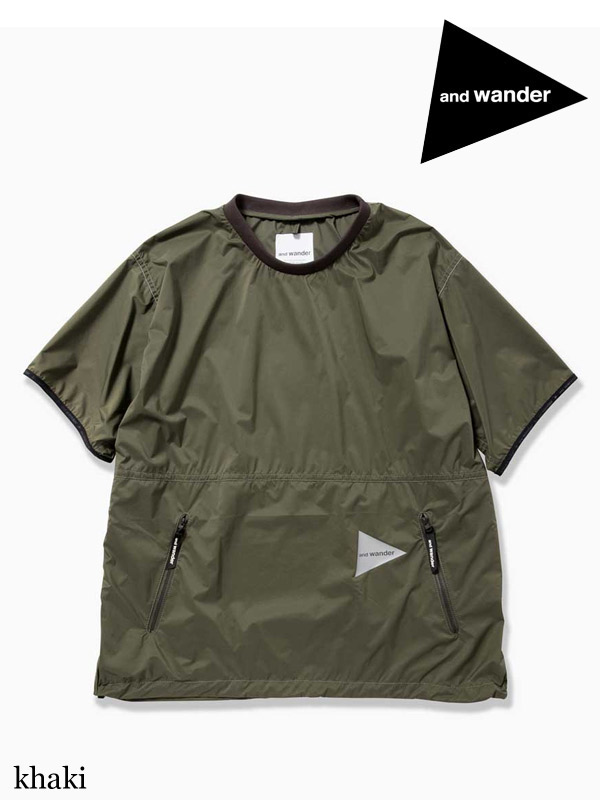 パーテックス ウィンドT #khaki ｜ アンドワンダー 入荷しました