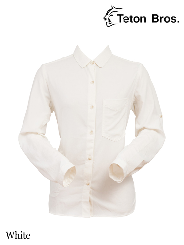 Teton Bros. ,ティートンブロス ,W's Dest. WS Shirt #White ,Dest. WSシャツ(レディース)