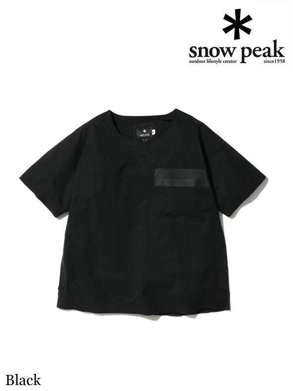 snow peak, スノーピーク ,DRY&StretchPullover #Black ,ドライ＆ストレッチプルオーバー #ブラック