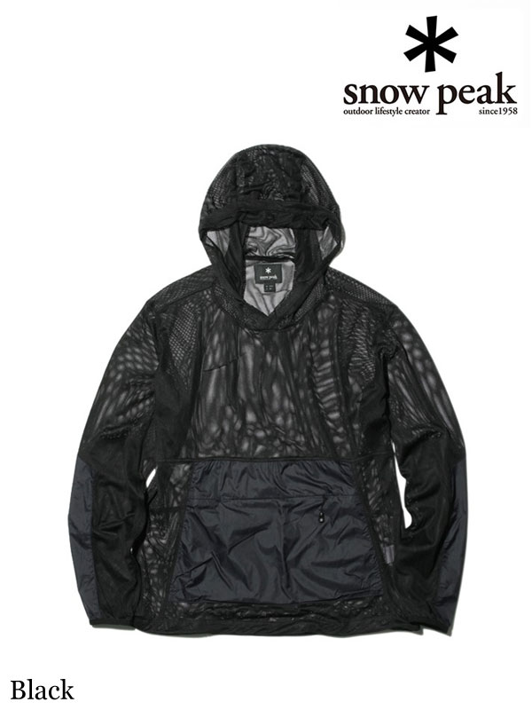 snow peak,スノーピーク,W's Insect Shield Pullover #Black ,インセクトシールドプルオーバー #ブラック ウィメンズ