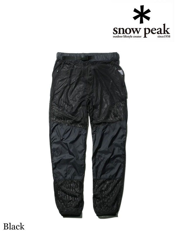 snow peak,スノーピーク,Insect Shield Pants #3 #Black ,インセクトシールドパンツ#3 #ブラック