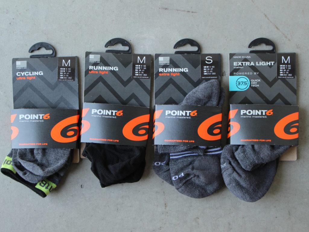 Point6のランニングソックス