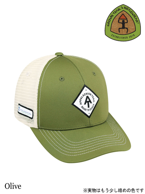 Crown Trails Headwear,Ranger Adjustable (Appalachian Trail) #Olive ,レンジャーアジャスタブル (アパラチアントレイル),クラウントレイルズヘッドウェア