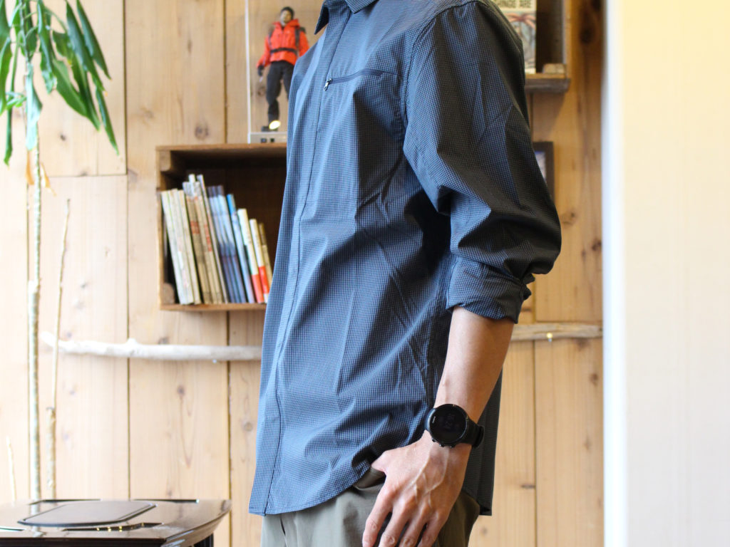 梅雨時期にも1枚あると便利なARC’TERYXのロングスリーブシャツ（Kaslo Shirt LS / Elaho Shirt LS）