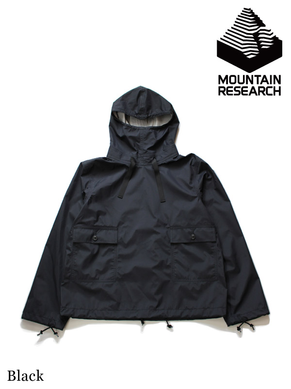 7,789円Mountain Research  Hood Smock/S/ナイロン/BLK