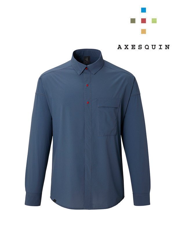 ヒトリシズカ wide collar #A28 青鈍 [AS1846]｜AXESQUIN 再入荷しました。 – moderate