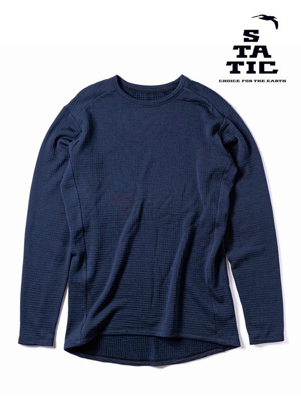ALL ELEVATION GRID CREW #Navy｜STATIC 入荷しました。 – moderate