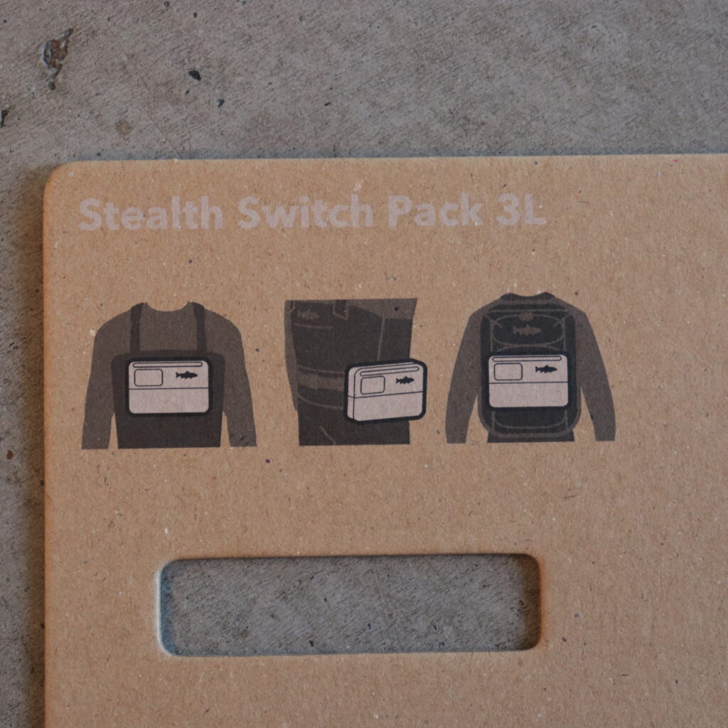 違う使い方が良い。patagonia Stealth Switch Pack 3L