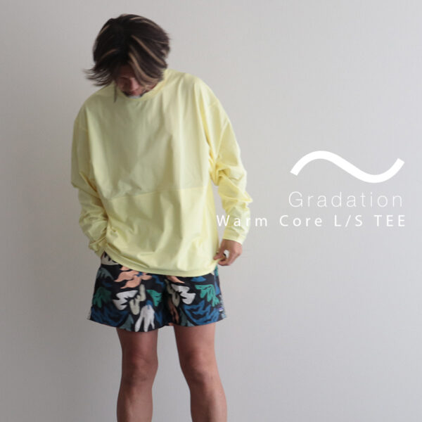 moderateオリジナルブランド Gradationの「Warm Core L/S TE」