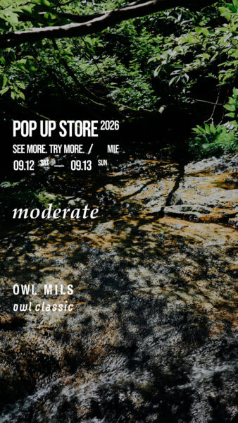 【9/12(土)、13(日)開催】OWLMILS POPUPイベント